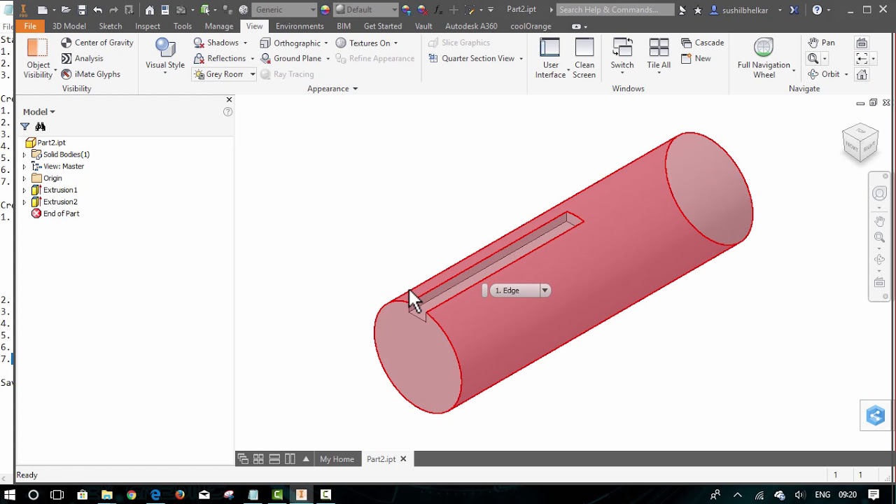 Autodesk Inventor Tutorial #4 - YouTube