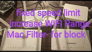 #How to fixed speed limit #BSNL FTTH how to increase WiFi Range #how to block WiFi user