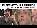 HOW to paint BETTER EDGES in OIL PAINT!