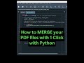 How to Merge PDF Files in Python with Easy Steps
