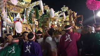 2017年 湊神社 苅屋 駅北 7台練り②