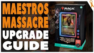 Maestros Massacre Commander Precon Upgrade Guide with Anhelo, the Painter