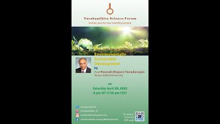 VSF: Prof Varadarajan : Environmentally sustainable economic development