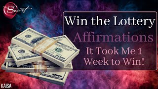 Money Affirmations for Winning the Lottery | Listen Before You Sleep