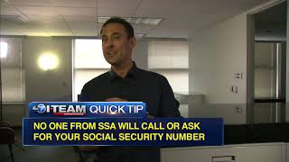 Quick Tip: Warning about fraudsters impersonating Social Security employees