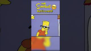 Bart's a nerd!   The Simpsons #shorts