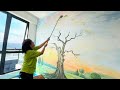 生命之树 tree of life muze @ picc mural 10’ 10’’ x 9’ 5’