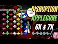 I Destroyed DISRUPTION and APPLECORE on 6K and 7K VERSIONS !!! FNF feat shaggy