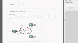 CCNP路由题库V200第五讲（131 170）题