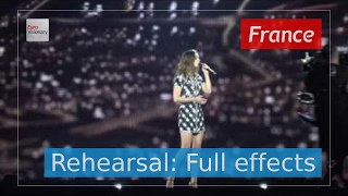 Alma - Requiem - France - Second Rehearsal: Full Effects - Eurovision Song Contest 2017 (4K) - Live