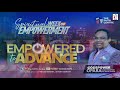 tfcgprophetic spiritual week of empowerment march 2022 edition empowered to advance