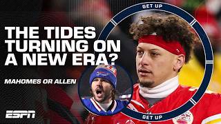 PATRICK MAHOMES OR JOSH ALLEN ERA? 🤔 This game will CEMENT their legacies! 🗣️ - Hawkins | Get Up