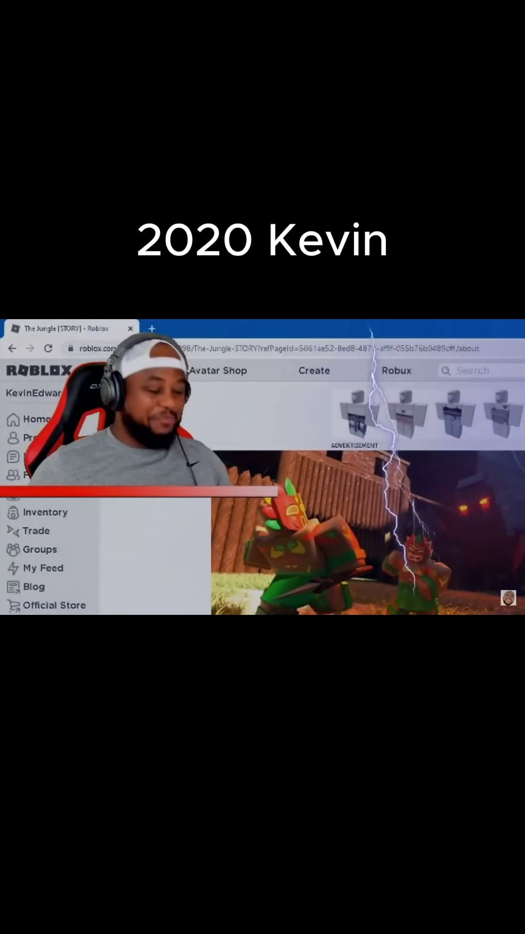 Evolution Of GamingWithKev #roblox #funny #games #memes - YouTube