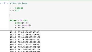 V5.15 Radioactive decay in Python