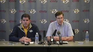 Predators GM David Poile on trading Shea Weber