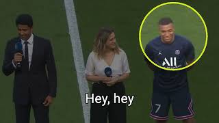 Mbappe reacts to 'Fu** Madrid' chants