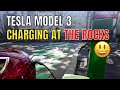 Review of Free Tesla EV Charger at The Rocks Sydney | Tesla Model 3