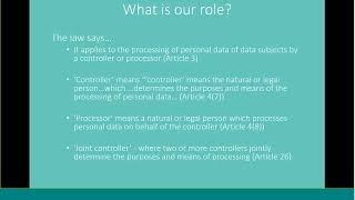 GDPR Readiness: Are You a Data Controller or Data Processor?