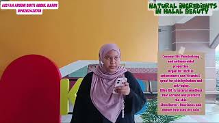 INTEGRATED ACADEMIC ENGLISH SKILLS (AFE2113) FINAL PROJECT (HALAL BEAUTY: ETHICAL AND NATURAL)