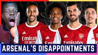 THE BIGGEST ARSENAL DISAPPOINTMENTS OF THE SEASON #Arsenal News Now