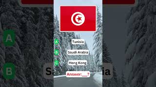 Guess the Country! 🌍 Flag Quiz 187 Challenge #shorts #quiz #country #tunisia