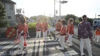 2015南河内郡太子町だんじり祭り　山田科長神社・宵宮　西町①石屋前（平成27年7月25日）