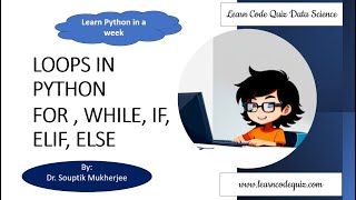 Learn Code Quiz: Data Science | Loops in Python, and If-Else Statements | Learn Python in a Week