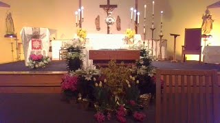 Adoration and Benediction with Mystagogia of the Triduum April 13, 2020