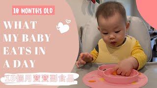 十個月寶寶吃什麼 | 簡單的一日三餐｜ BLW 嬰兒主導輔食｜What my 10 month old eats in a day | 新手媽媽在加州｜ VIvi Yuan