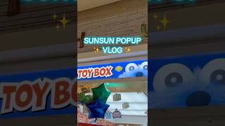 【パペットスンスンvlog】東京駅POPUP、スンスンに囲まれて幸せ空間💙🩵#パペットスンスン#sunsun#スンスン#toybox#社会人の休日#vlog#休日の過ごし方#shorts