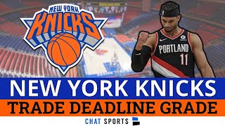 New York Knicks NBA Trade Deadline Grade: Josh Hart Trade + NO Zach Lavine Trade