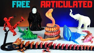 Top 12 FREE ARTICULATED 3D Prints