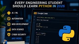 Python for Beginners 🔥 | VS Code + Google Colab Setup for Students