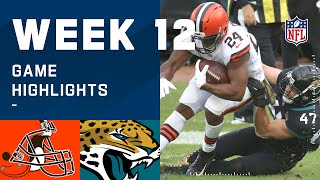 Browns vs. Jaguars Week 12 Highlights | NFL 2020