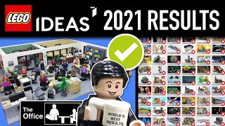 LEGO IDEAS 2021 Results - THE OFFICE FINALLY SELECTED & MORE!!!