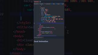 Cloud Burst Animation HTML and CSS ๐๐ค