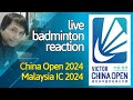 China Super 1000 ~ Malaysia Challenge | Live Badminton Reaction