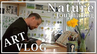 Art Vlog 1 ✿ New Nature Journaling Project for 2023/24