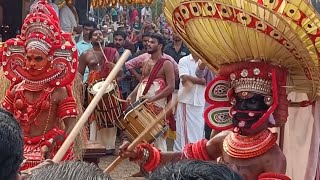 അങ്കകാരൻ തെയ്യം അപൂർവ നിമിഷം 😍