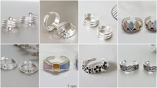 Latest Silver Toe Ring designs with WEIGHT || Mettelu designs || Silver jewellery ||