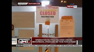 QRT: Operasyon ng POGO na hindi umano rehistrado, ipinasara ng task force POGO