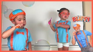 Blippi Tooth Brushing Song | Blippi Inspired Kids to Brush Teeth