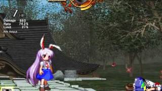 Touhou 10.5 SWR Reisen Story Lunatic Perfect run 3/3