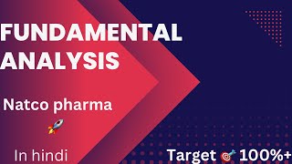 NATCO PHARMA FUNDAMENTALS | Best Share to buy now, Buy before rocket.🚀 Live analysis with Target🤑💸