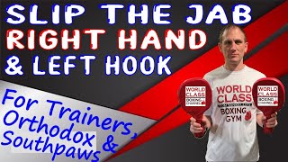 Teaching the Fighter to Slip the Jab Right Hand and Left Hook | Practice This Great Drill
