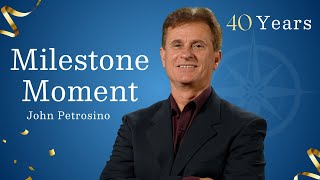 Milestone Moment: John Petrosino