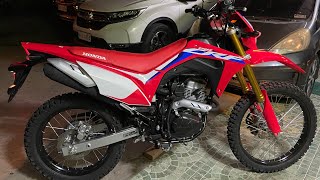 2022 honda crf150l extreme red