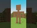 Minecraft Noob vs Pro vs Hacker in Making Statue #shorts