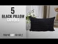 Top 10 Black Pillow Covers [2018 ]: Home Brilliant Decor Decorative Striped Corduroy Solid Cushion