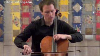 Kodaly Solo Sonata 1/3 - Sebastian Diezig live in concert